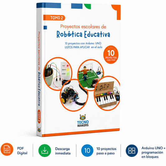 Guía II completa Arduino UNO: 10 proyectos didácticos  listos