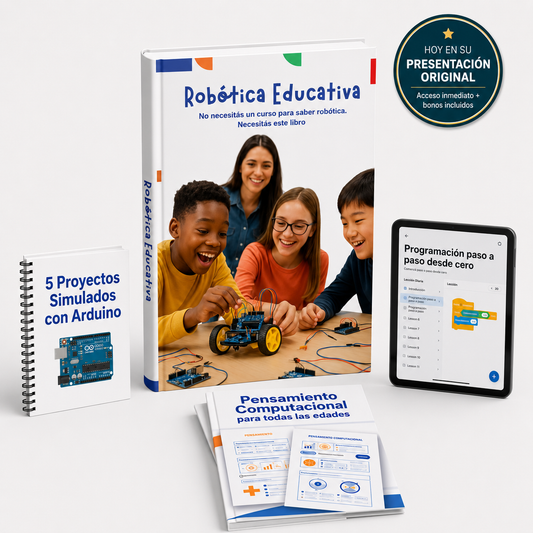 De cero a EXPERTO EN ROBÓTICA- Con proyectos reales y actividades listas para el aula + BONUS GRATIS